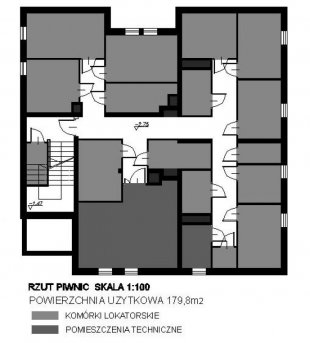 Budynek Komunalny PUNKT 15 Mieszkań  - rzut - 2